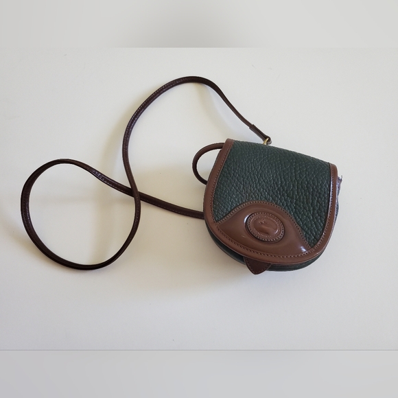 Dooney and Bourke Small Purse Green And Brown - Picture 1 of 14